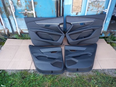 PEUGEOT 3008 II GT LINE TAPICERKI BOCZKI DRZWI SKORA