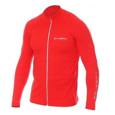 Brubeck Bluza męska ATHLETIC czerwony XXL