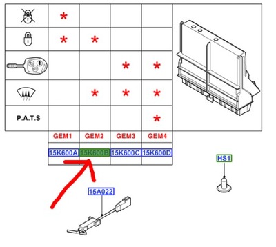 Модуль комфорта ford fiesta mk6 fusion 2001- фото №1