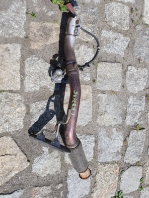 Skoda super b vw passat труба вихлопна 5q0253059fc фото №1