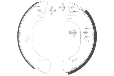 TOMEX BRAKES КОЛОДКИ ТОРМОЗНЫЕ КОМПЛЕКТ RENAULT MASTER 98-01