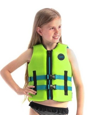 Kamizelka Jobe Neoprene Life Vest Kids Lime r. 140