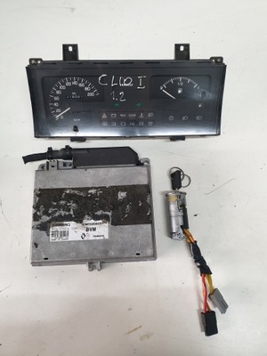 Блок управления набор стартовый renault clio i 1.2 7700864274 фото №1