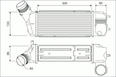 VALEO 818769 ИНТЕРКУЛЕР C4 P307,308 ..