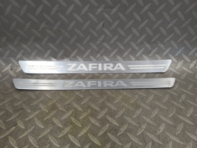 Накладки накладки dekor поріг хром opel zafira ii b оригінал фото №1