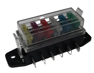 Коробка роз'єм корпус запобіжників uni gb6 фото №1