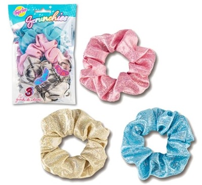 GUMKA DO WŁOSÓW SCRUNCHIES 3 szt. STNUX BŁYSZCZĄCE