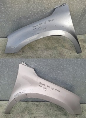 Крыло передний левый / правый перед skoda yeti lift 2012-17 фото №1