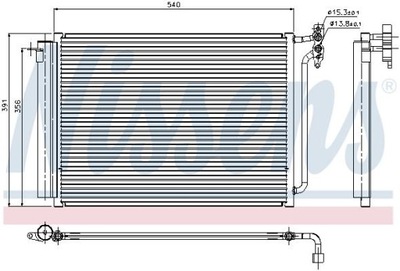 NISSENS 94605 SKRAPLACZ, ACONDICIONAMIENTO NIS 94605 NIS 94605  