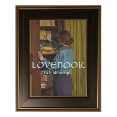 Biblioteka Félix Vallotton wenge rama Love books