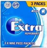 1x 37,8g WRIGLEY'S EXTRA peppermint guma 3-pak UK -----