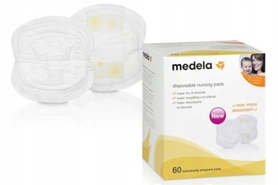 Medela Jednorazowe Wkładki Laktacyjne Chłonne x60