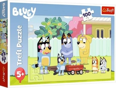 Puzzle 100 Wesoły świat Bluey 16471 Trefl