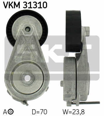 РОЛИК НАТЯЖИТЕЛЬНЫЙ PK SKF VKM 31310 VKM31310