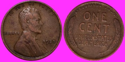 USA 1 Cent 1925 /U 284
