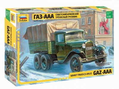 Zvezda 3547 1/35 GAZ-AAA Soviet Truck (3-Axle)