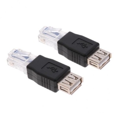 2x 2x męski na USB 2.0 żeński przejściówka z