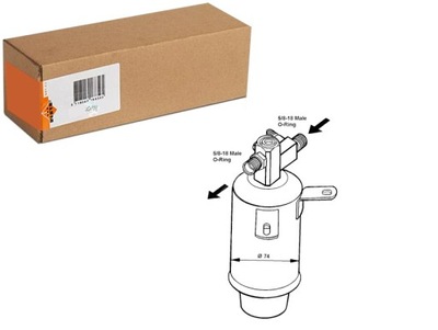 DESHUMECTADOR DE ACONDICIONADOR BMW 3 E30 1.6-2.7 09.82-06.94 NRF  