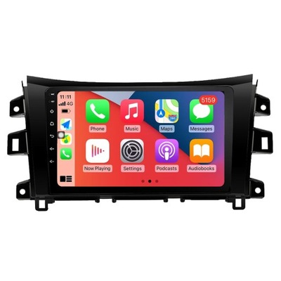 RADIO NAVEGACIÓN GPS CARPLAY ANDROID AUTO PARA NISSAN NAVARA NP300 2011-2016  