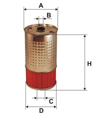 FILTRO ACEITES DB W124 DIESELOC 602  