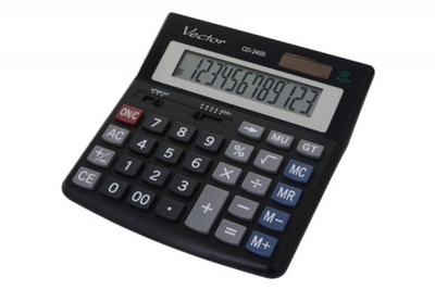 Kalkulator biurowy KAV CD-2455 BLK 12-cyfrowy