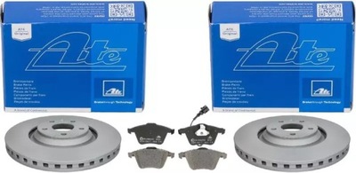 Ate тормозные диски+ тормозные колодки перед audi tt 8j 340mm фото №1