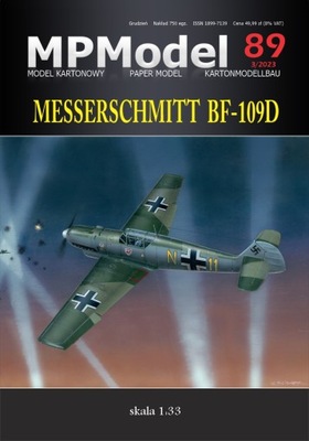 Messerschmitt Bf-109D, MPModel, 1:33