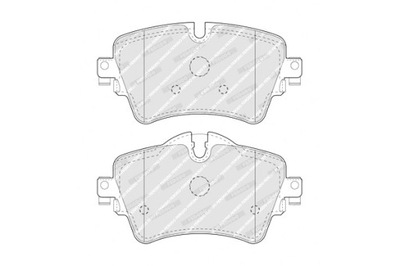 FERODO TRINKELĖS STABDŽIŲ PRIEK. BMW 2 F45 2 GRAN TOURER F46 X1 F48 X2 