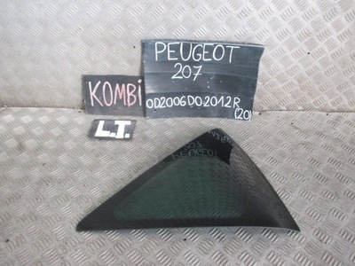 Стекло левый задняя peugeot 207 06-12r kombi as3 фото №1