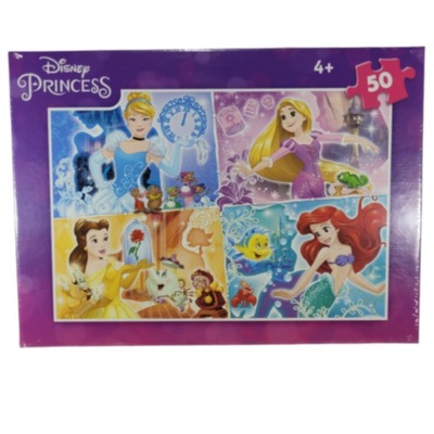Puzzle Dla Dzieci Disney Księżniczki Puzzle 50puzzli 4+