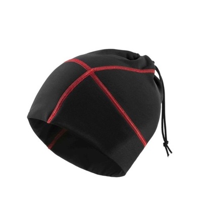 Czapka/komin ACCENT Superroubaix black-red S/M