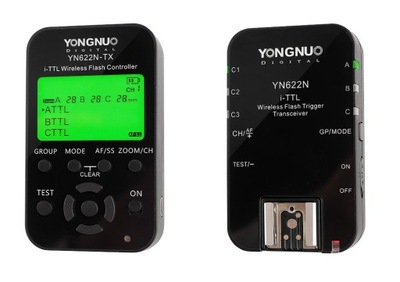 Wyzwalacz radiowy Yongnuo YN-622N-KIT LCD do Nikon