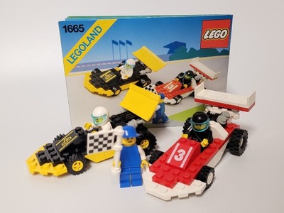 1665 Lego Town Race Legoland z instrukcją 1990 uz