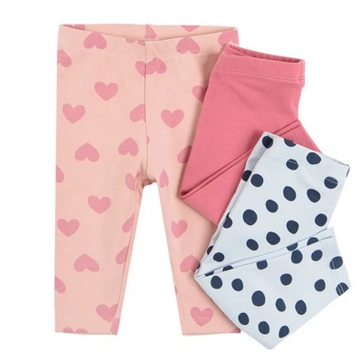 Cool Club legginsy dziewczęce 3-pack r 68