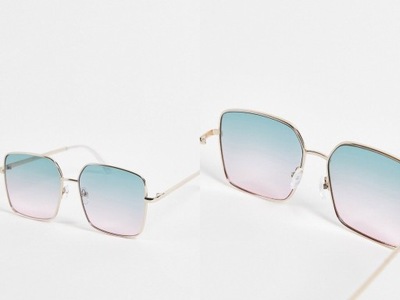 DESIGN Okulary przeciwsłoneczne oversize lat 70.