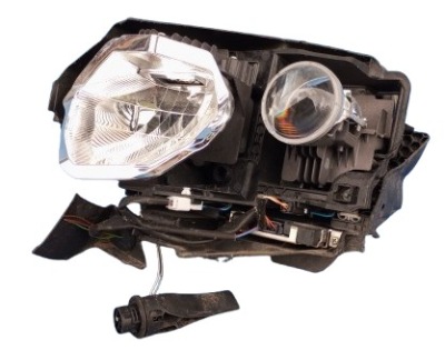 Блок розжига led nissan qashqai j11 корпус фары левый перед линза фото №1
