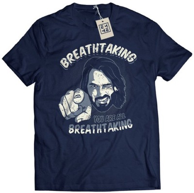 Koszulka Breathtaking Keanu Reeves E3 L