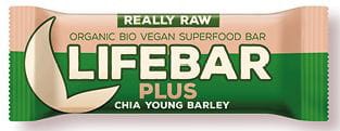 BATON CHIA Z PISTACJAMI RAW BEZGLUTENOWY BIO 47 g LIFEFOOD