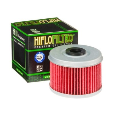 FILTRO ACEITES HIFLOFILTRO HF113 DO ADLY ATV, CROSSROAD, HURRICANE, SPORT / HO  