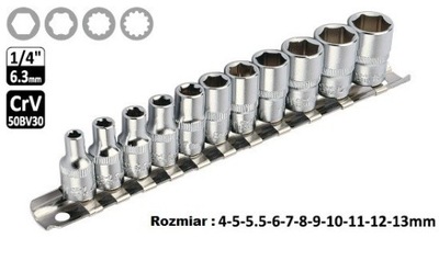 НАСАДКИ NA SZYNIE 1/4, 11 CZ SEL