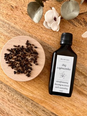 OLEJ Z OGÓRECZNIKA LEKARSKIEGO 50ml próbka ZIELONY OLEJ