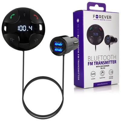 TRANSMITER Odbiornik Bluetooth 4.2 Samochodowy Radio FM MP3 MAGNETYCZNY