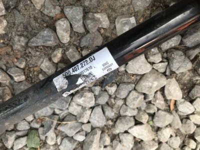 Привідний вал перед права довга audi q2 16- 1.4 tfsi czea фото №1