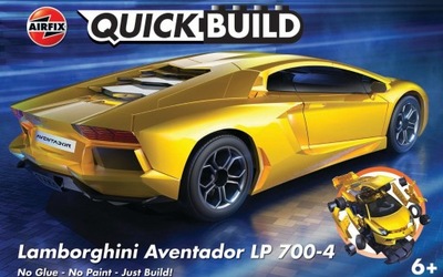 Lamborghini Aventador LP 700-4 Yellow QUICKBUILD Airfix J6026 (klocki)