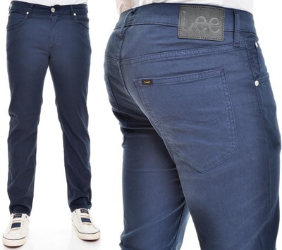 LEE spodnie SLIM straight navy DAREN ZIP _ W40 L34