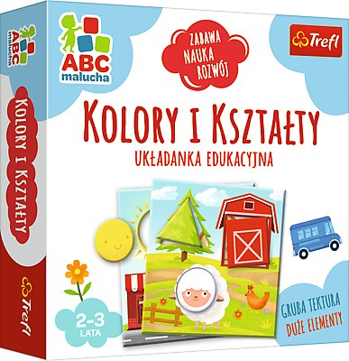 POZNAJ KSZTAŁTY edukacyjna GRA - układanka