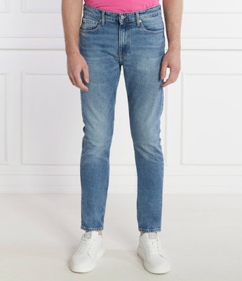 CALVIN KLEIN JEANS jeansy TAPER | Slim Fit