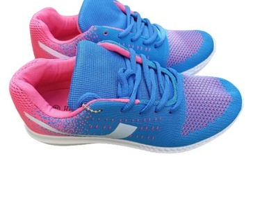 ADIDASY siatkowe siatka HKR blue-pink 38