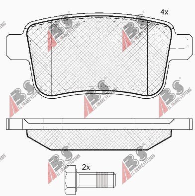 ZAPATAS DE FRENADO PARTE TRASERA RENAULT KANGOO II 2008-  