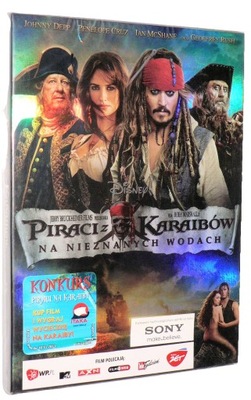 DVD - PIRACI Z KARAIBÓW NA NIEZNANYCH WODACH